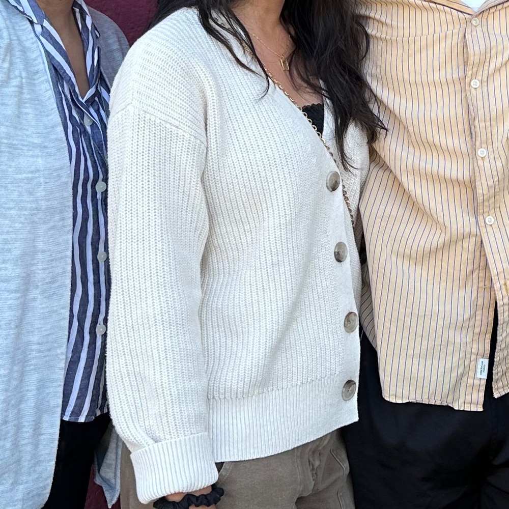 Old Navy Cream Cardigan